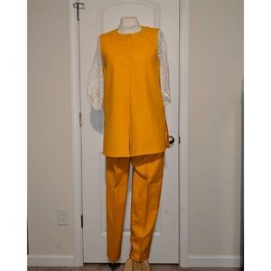 Golden Yellow Mod Suit